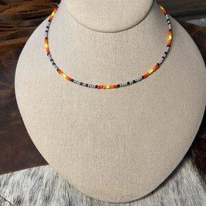 Serape seed bead choker || Open the Gate